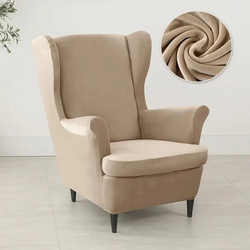 Housse Fauteuil à Oreilles Velours VELORIN