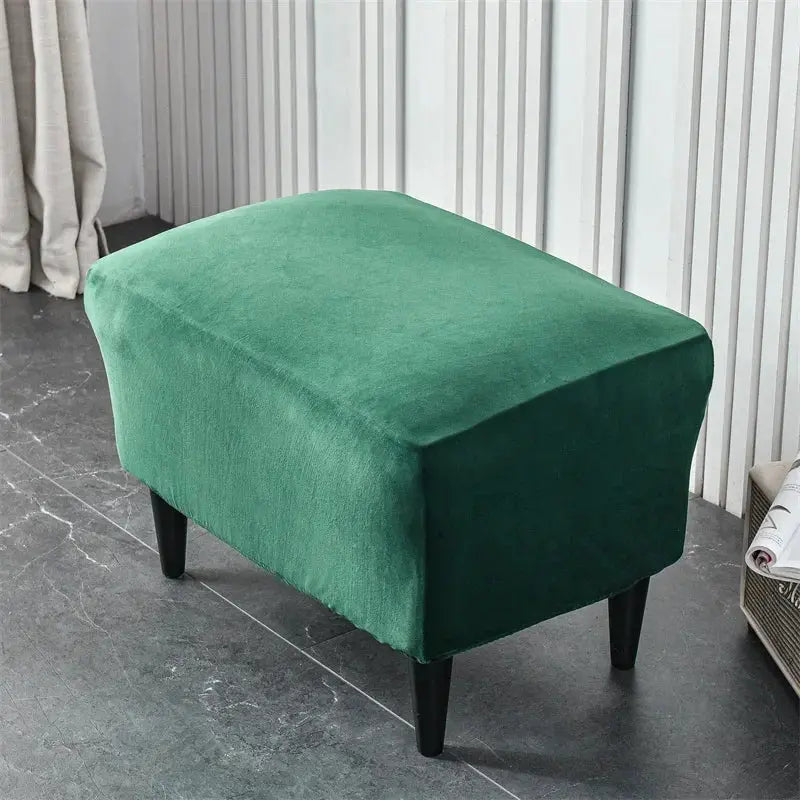 Housse Fauteuil à oreilles velours SOLVIA