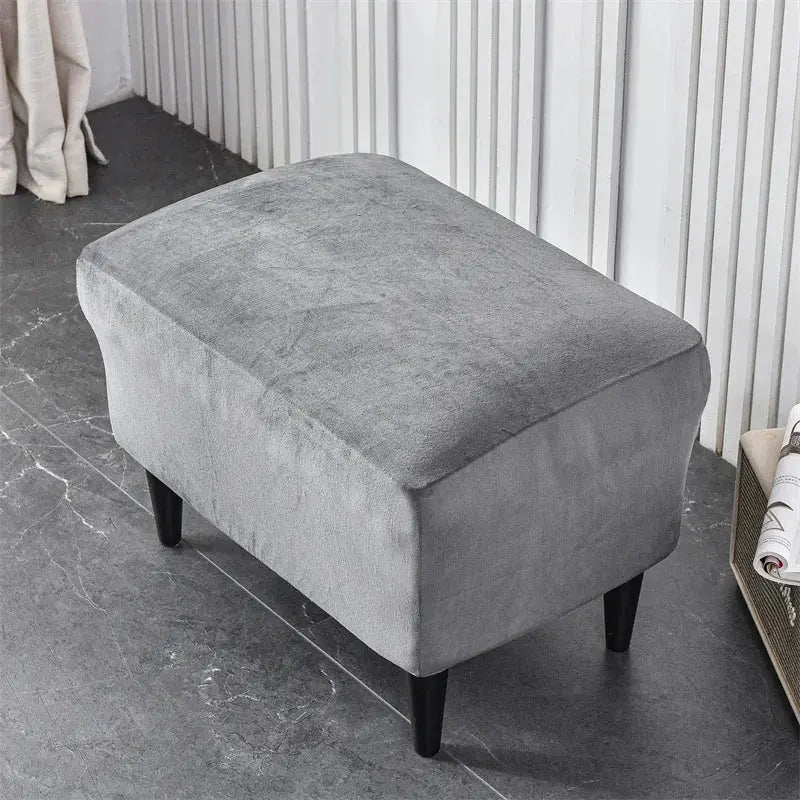 Housse Fauteuil à oreilles velours SOLVIA