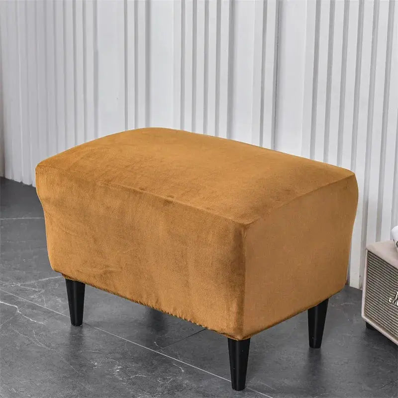 Housse Fauteuil à oreilles velours SOLVIA