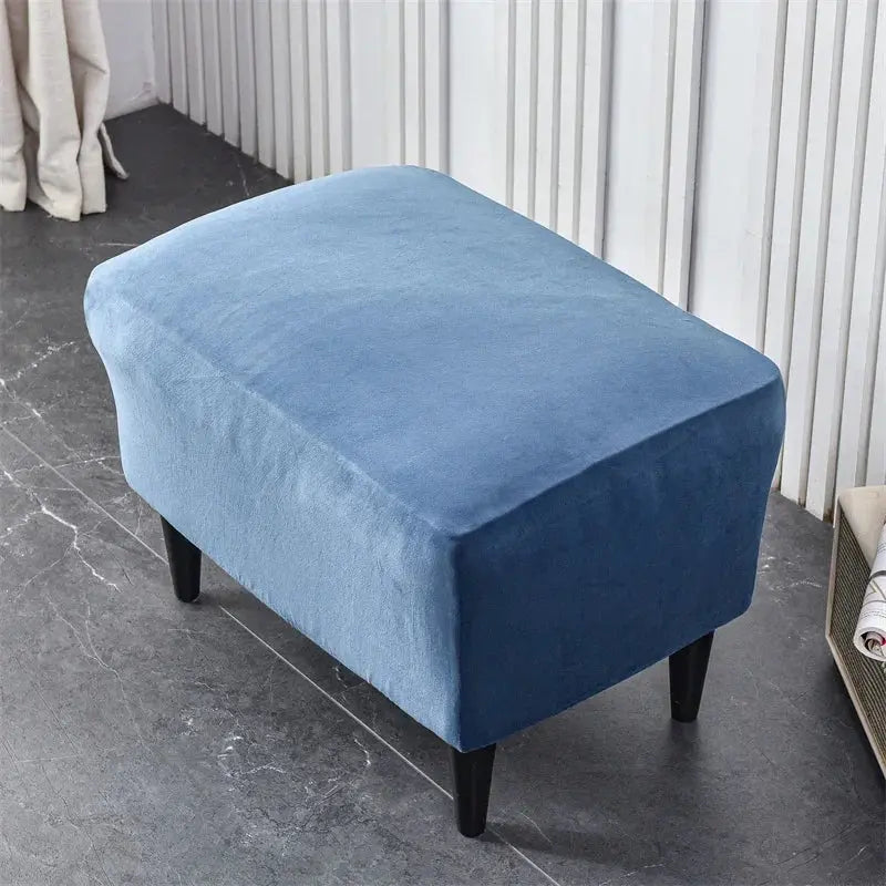Housse Fauteuil à oreilles velours SOLVIA