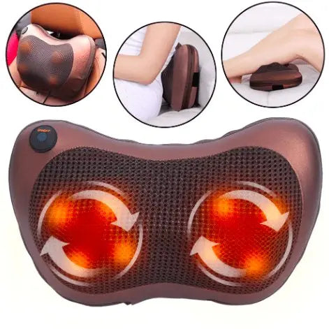 NECK CARE - Coussin de massage chauffant rechargeable - Housse De France