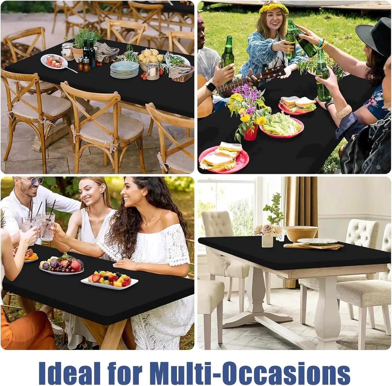 Nappe Table Mange Debout Extensible POLYSPAND Housse de France