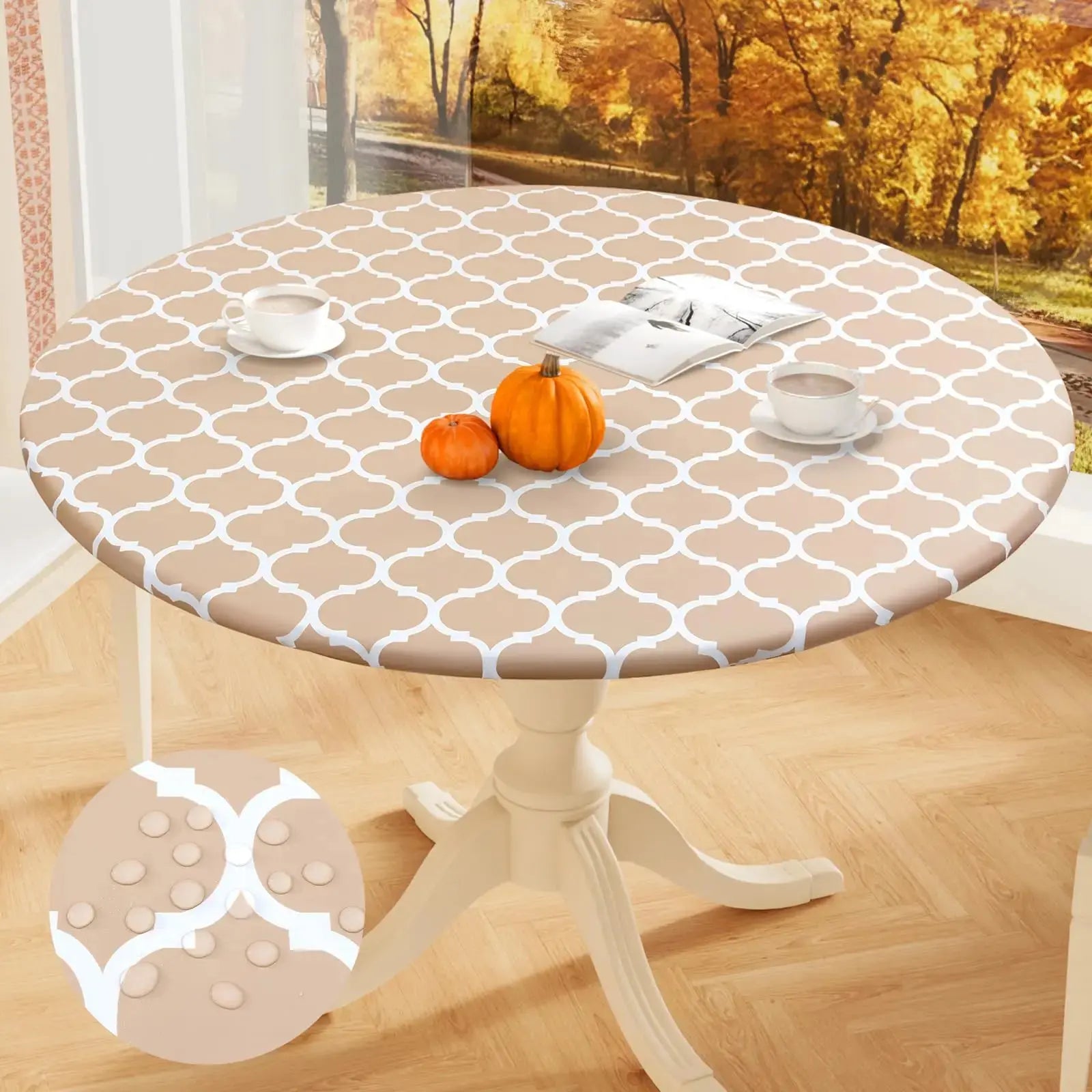 Nappe Table Mange Debout Imperméable VINOLUX Housse de France