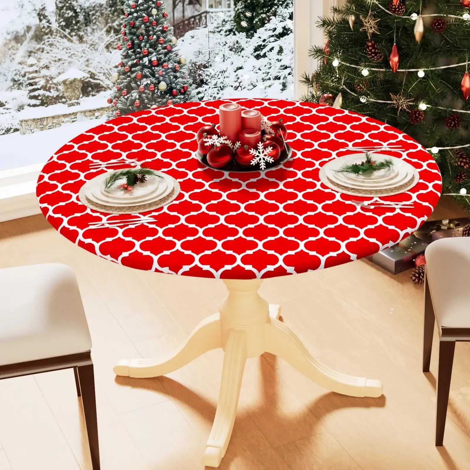 Nappe Table Mange Debout Imperméable VINOLUX Housse de France