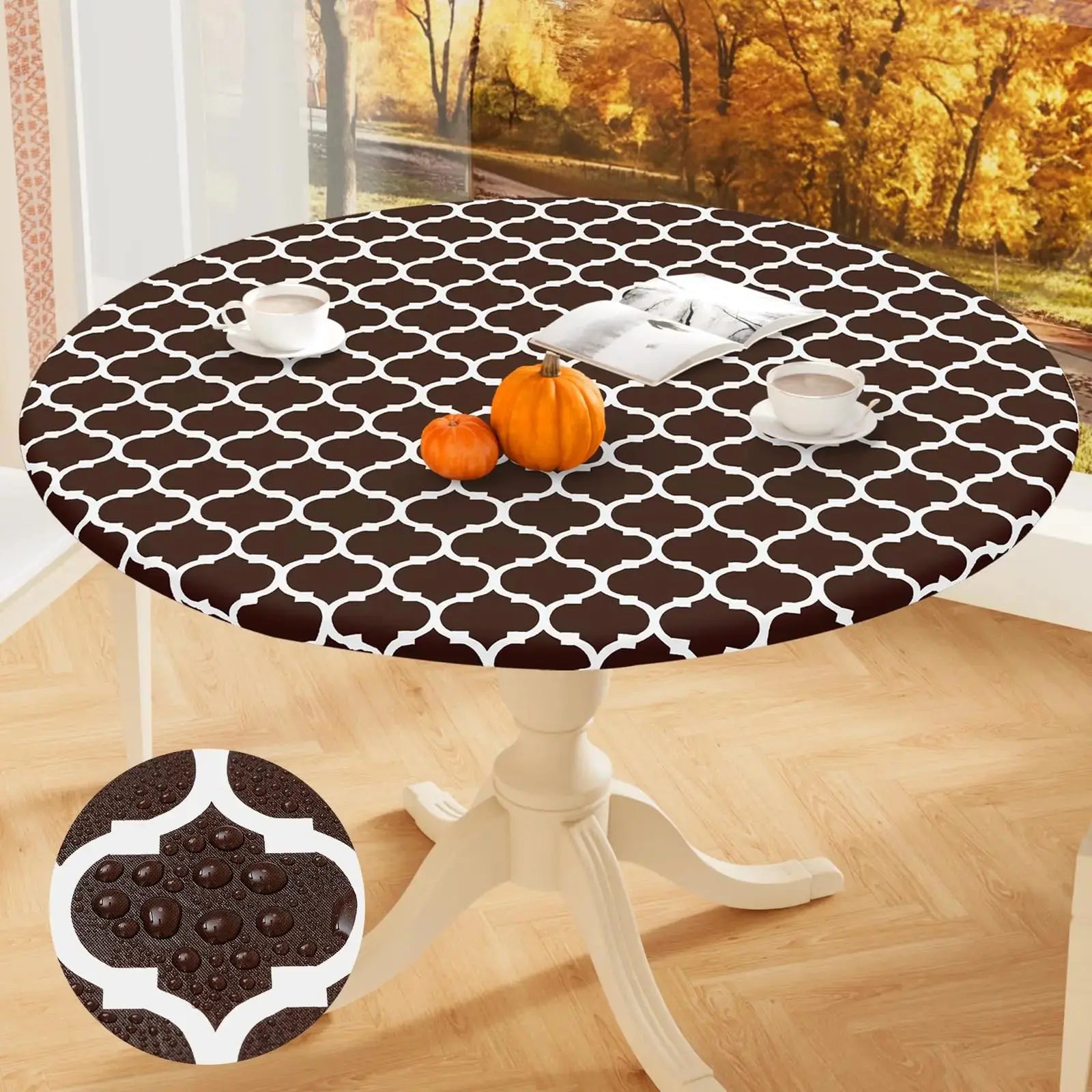 Nappe Table Mange Debout Imperméable VINOLUX Housse de France