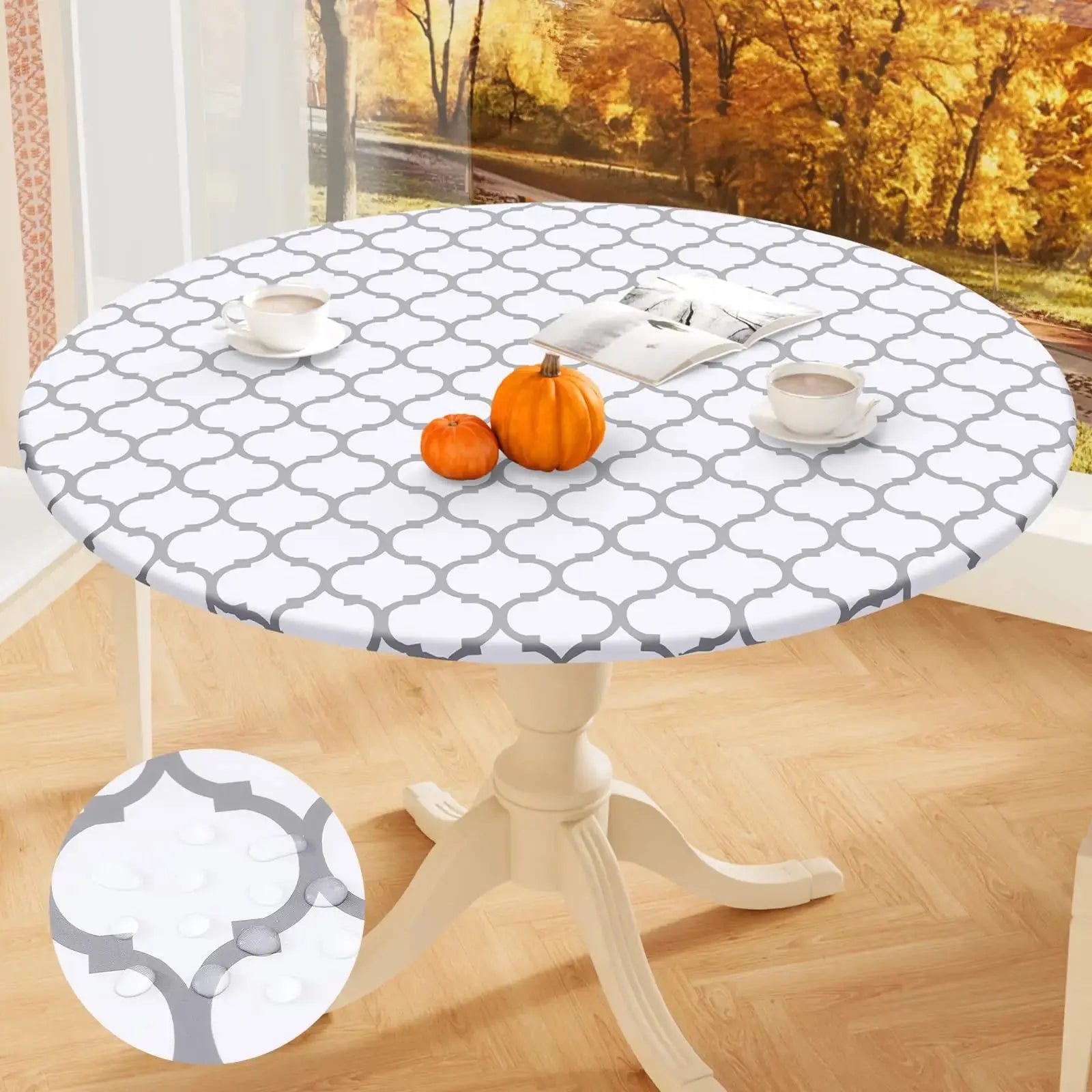 Nappe Table Mange Debout Imperméable VINOLUX Housse de France