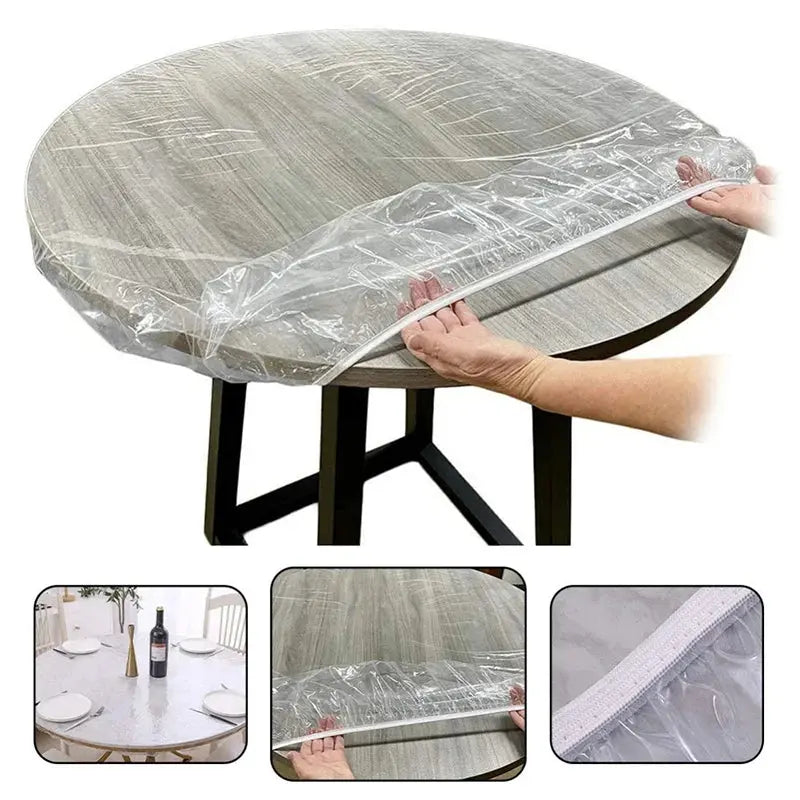 Nappe Table Mange Debout Transparente Imperméable ELAVI Housse de France
