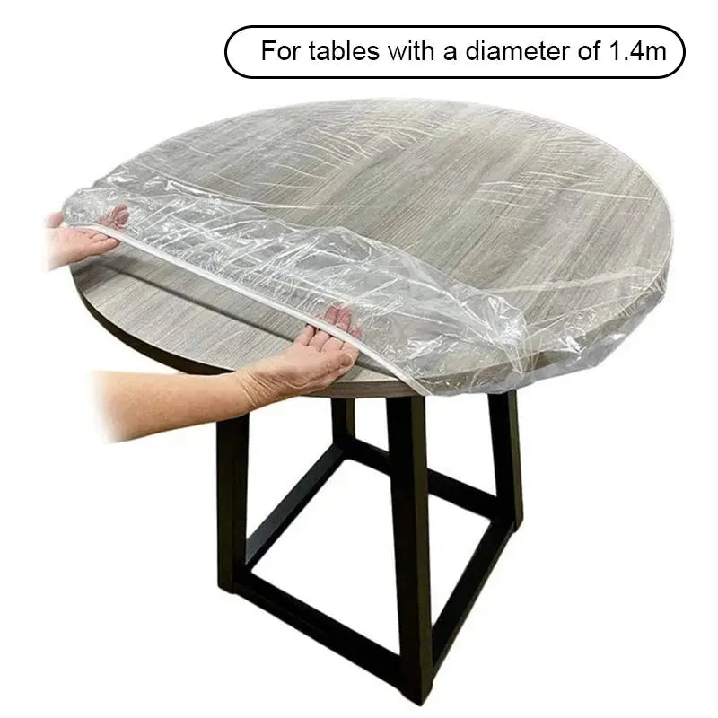 Nappe Table Mange Debout Transparente Imperméable ELAVI Housse de France