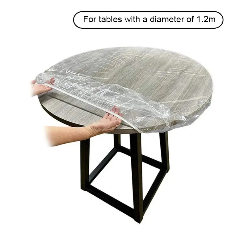 Nappe Table Mange Debout Transparente Imperméable ELAVI Housse de France