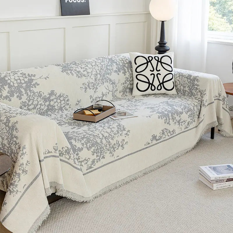 Plaid Canapé Anti-griffure NOVA Yb Bayberry Tree Gray-180X180cm