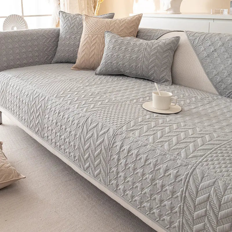 Plaid Canapé Bohème COVERO Qianling Light Gray-110X240CM