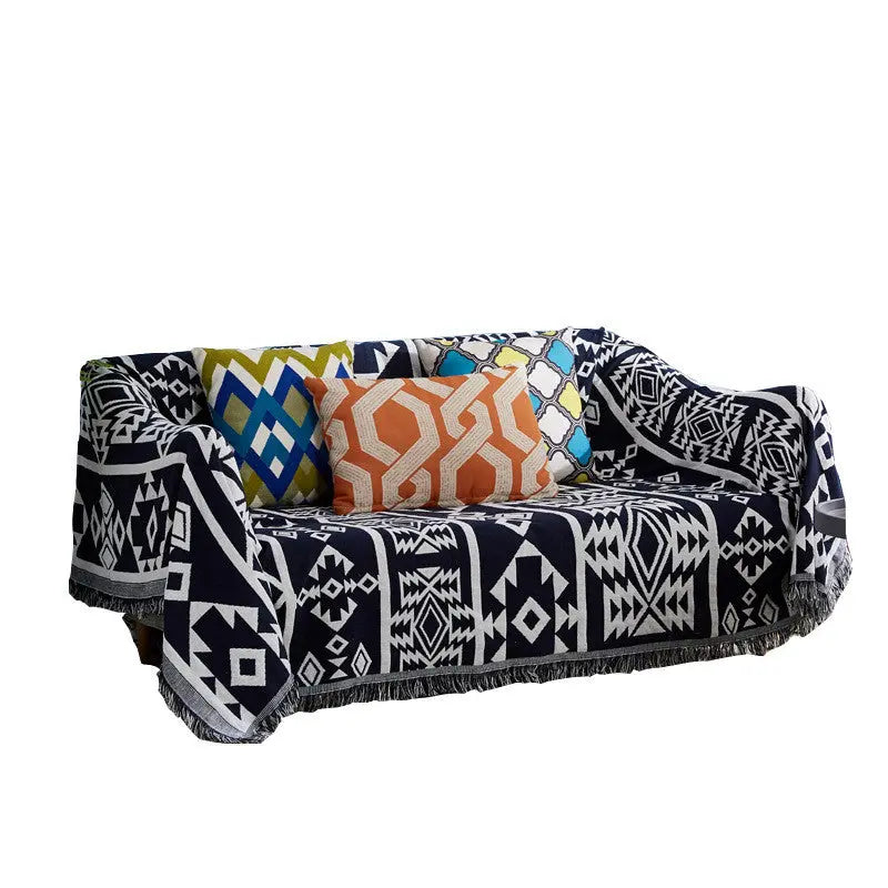 Plaid Canapé Doux NORDICA Navy Blue-90x240