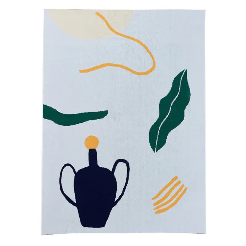 Plaid Canapé Geometric Nordic TASSILO Art blanket2-130X160cm