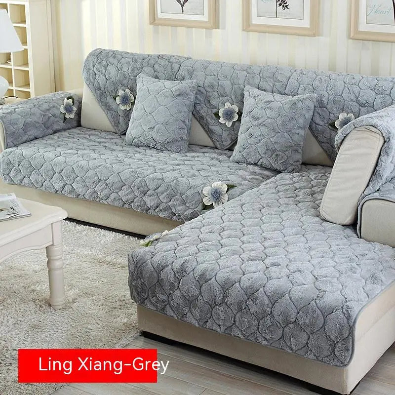 Plaid Canapé Hiver Douillet LYXOR Lingxiang Gray-70 × 90