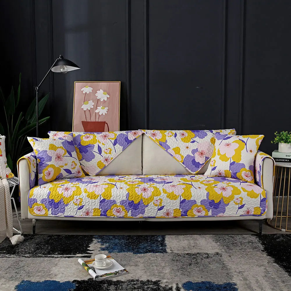 Plaid Canapé Moderne Anime KIYO Flower-70X70CM