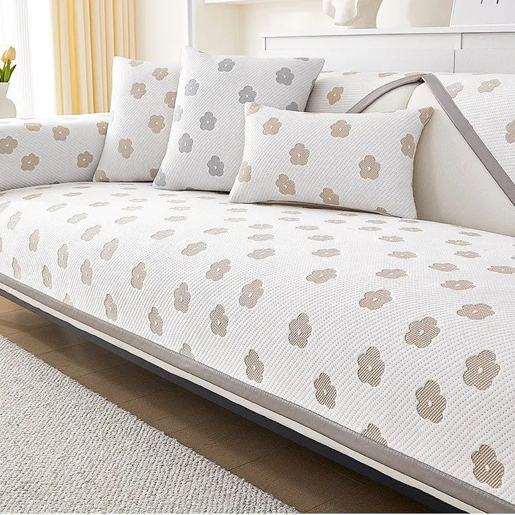 Plaid Canapé Moderne FLORENCE Khaki-110X180CM