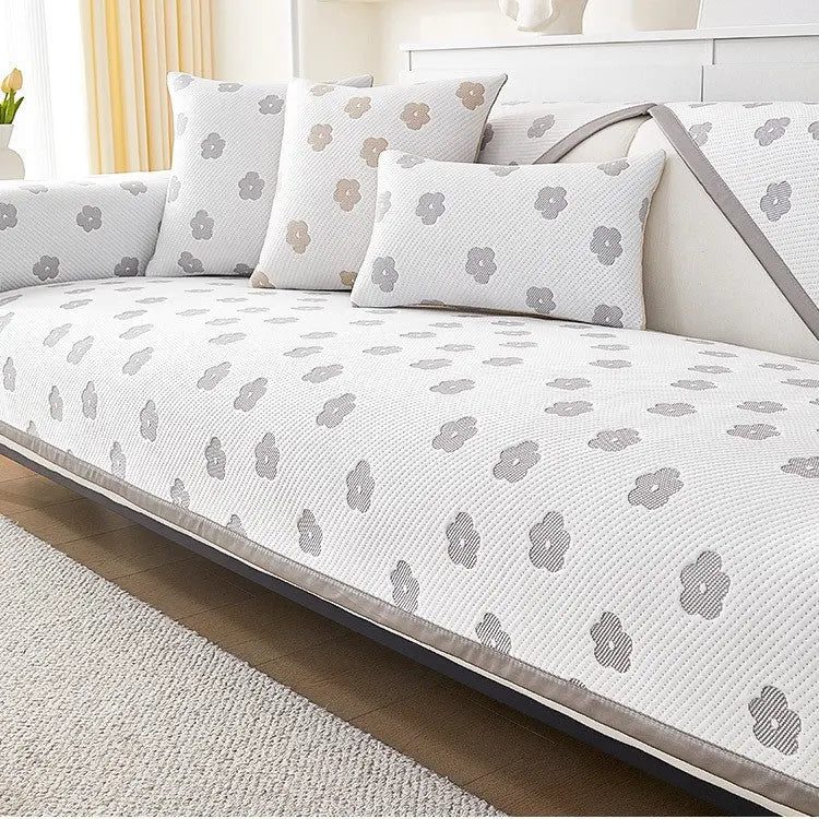 Plaid Canapé Moderne FLORENCE Gray-110X240CM