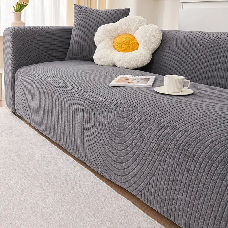 Plaid Canapé Velours SOFANOVA British Dark Gray-145to185cm