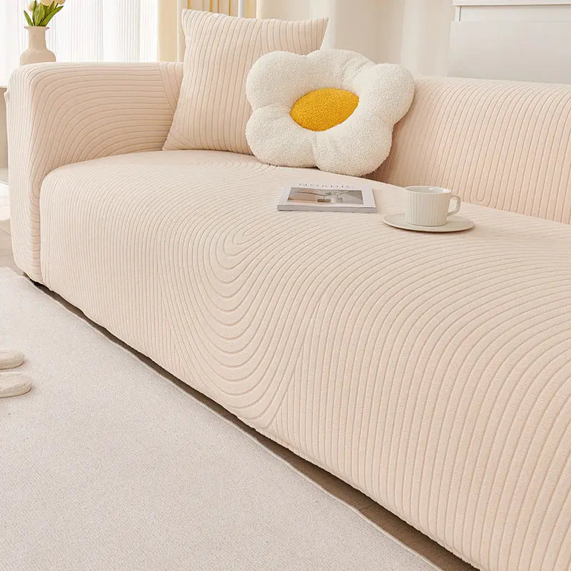 Plaid Canapé Velours SOFANOVA British Beige-305to360cm