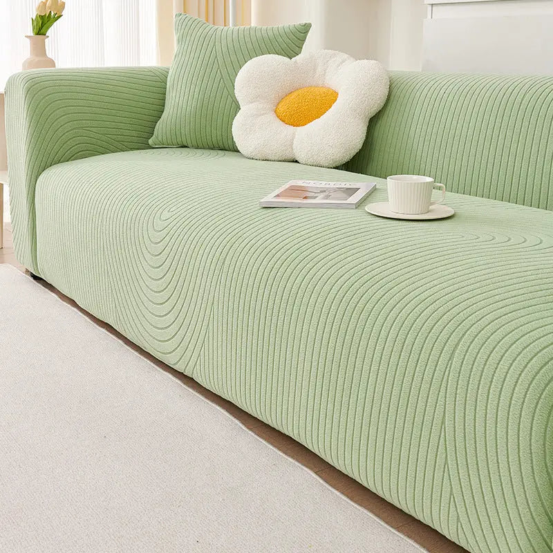 Plaid Canapé Velours SOFANOVA British Green-305to360cm