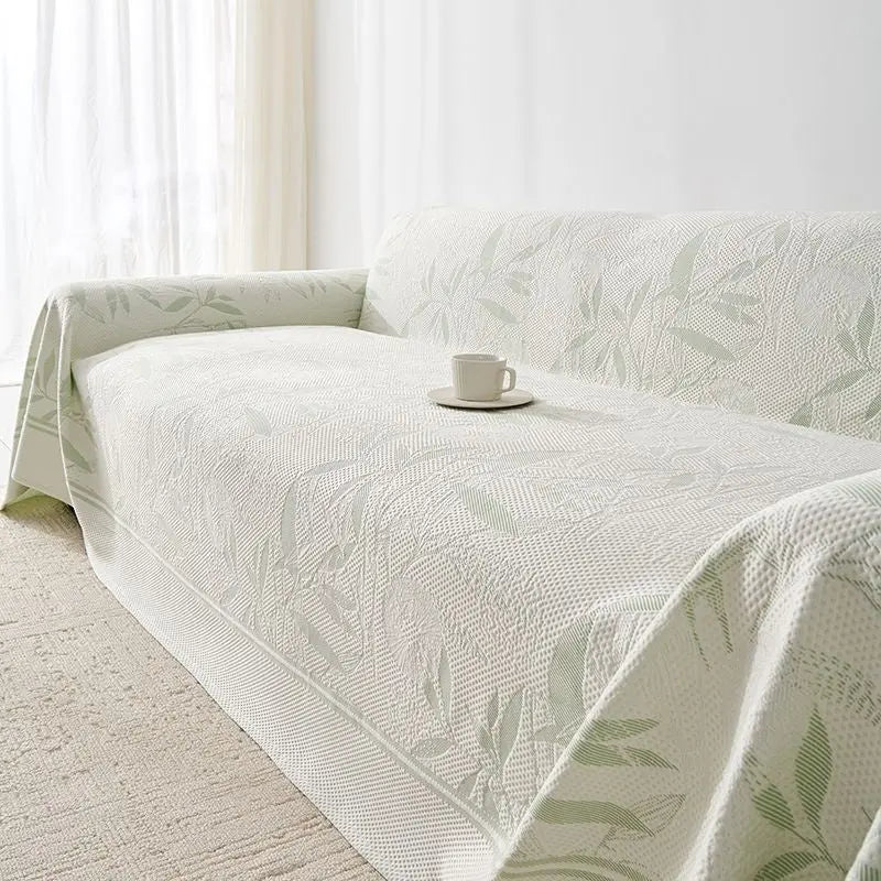 Plaid Canapé Bambou Respirant VENTOLA Green Shadow Cool Summer-180X260cm