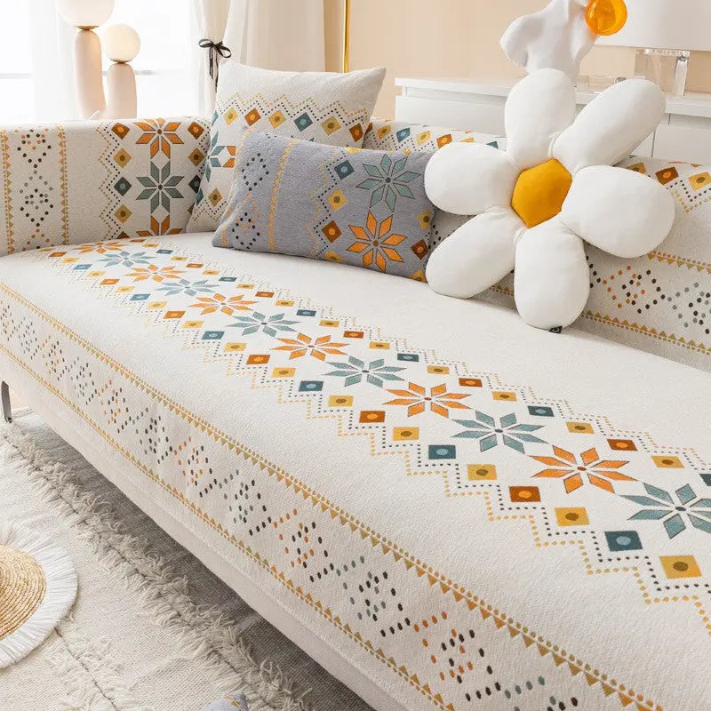 Plaid Canapé Chenille Antidérapant MIA