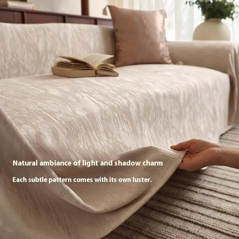 Plaid Canapé Chenille Élégance CREAMIX