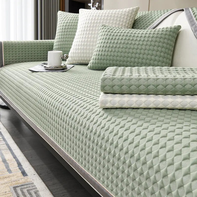 Plaid Canapé Confortable SOFELI Green-90 × 210