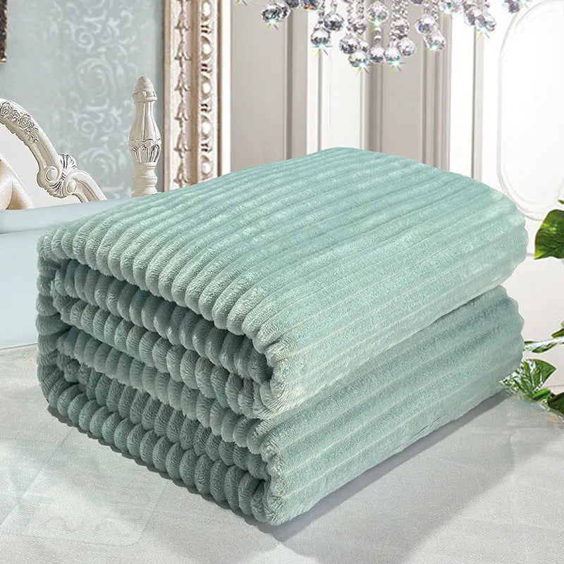 Plaid Canapé Doux LISA Mint Green-180cmx200cm Single Blanket