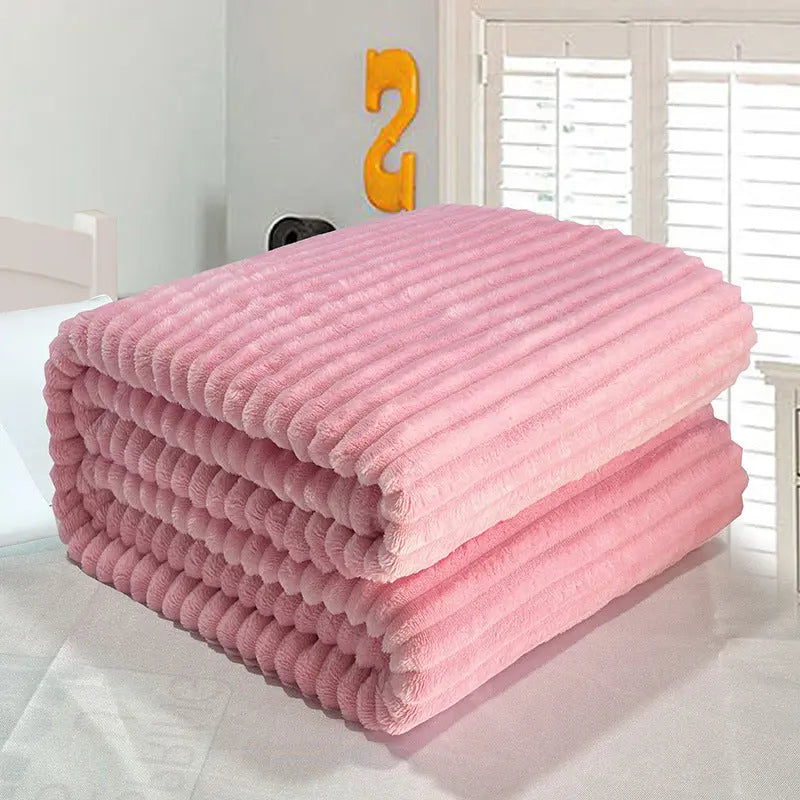 Plaid Canapé Doux LISA Pretty Girl Pink-120cmX200cm Single Blanket