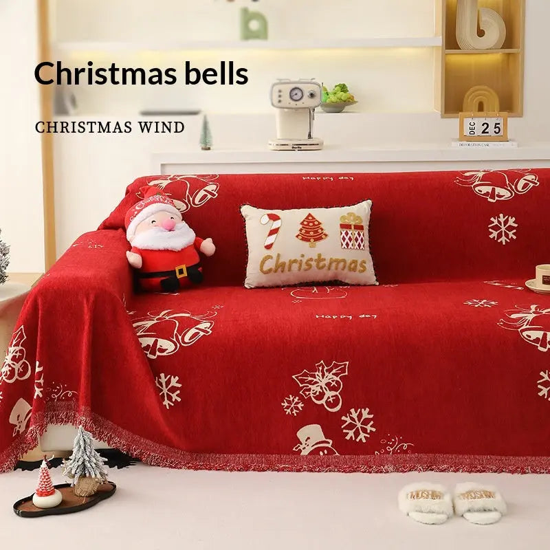 Plaid Canapé Géométrique Chenille NOLENA Bell-180x130