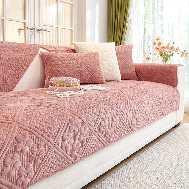 Plaid Canapé Luxe Antidérapant Luxin Pink-90X70cm