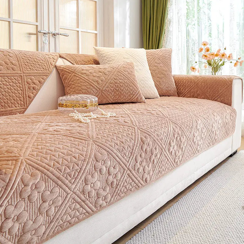 Plaid Canapé Luxe Antidérapant Luxin Light Coffee-70X150cm