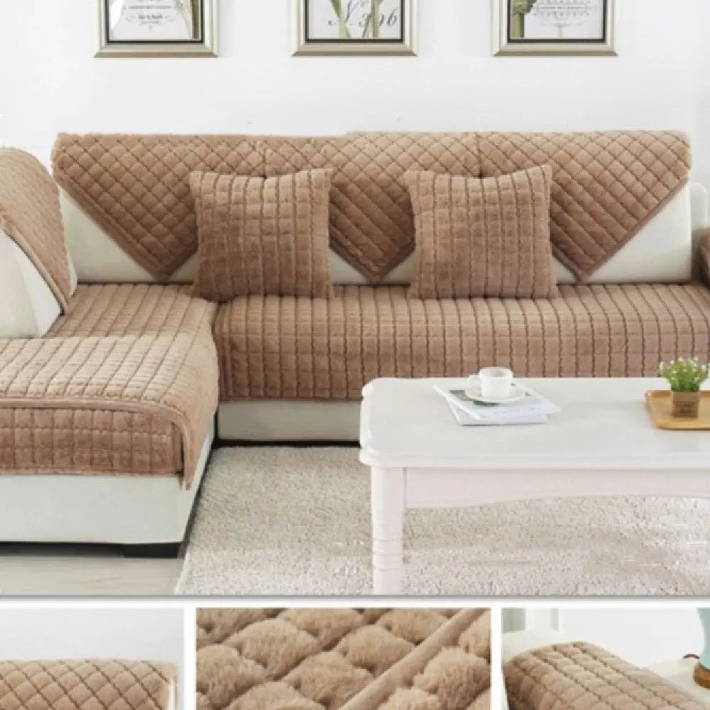 Plaid Canapé Moderne MOOTEX Coffee-90X90cm