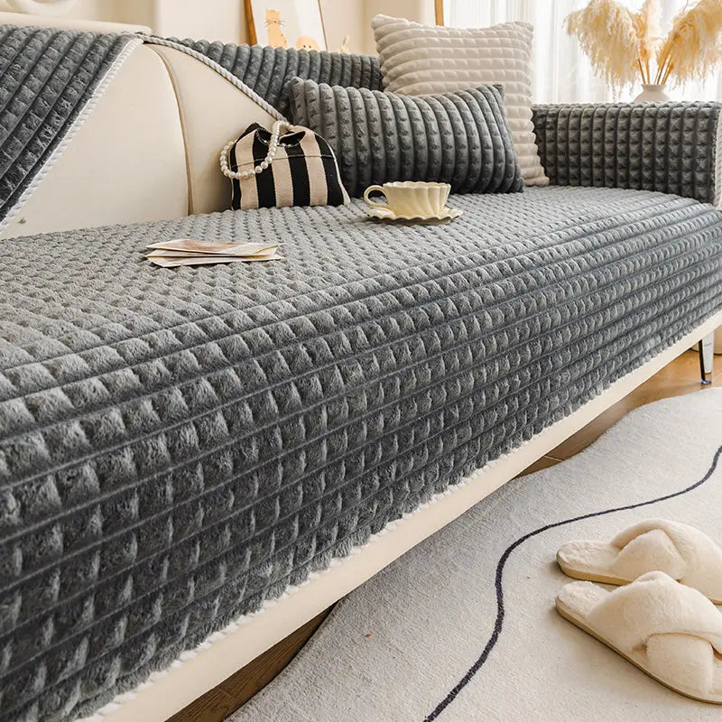 Plaid Canapé Moderne XiL Dark Gray-90240cm