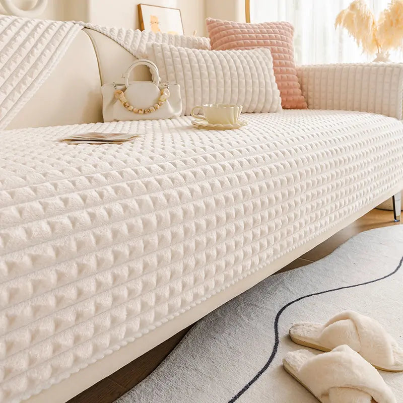 Plaid Canapé Moderne XiL Milky White-110×210cm