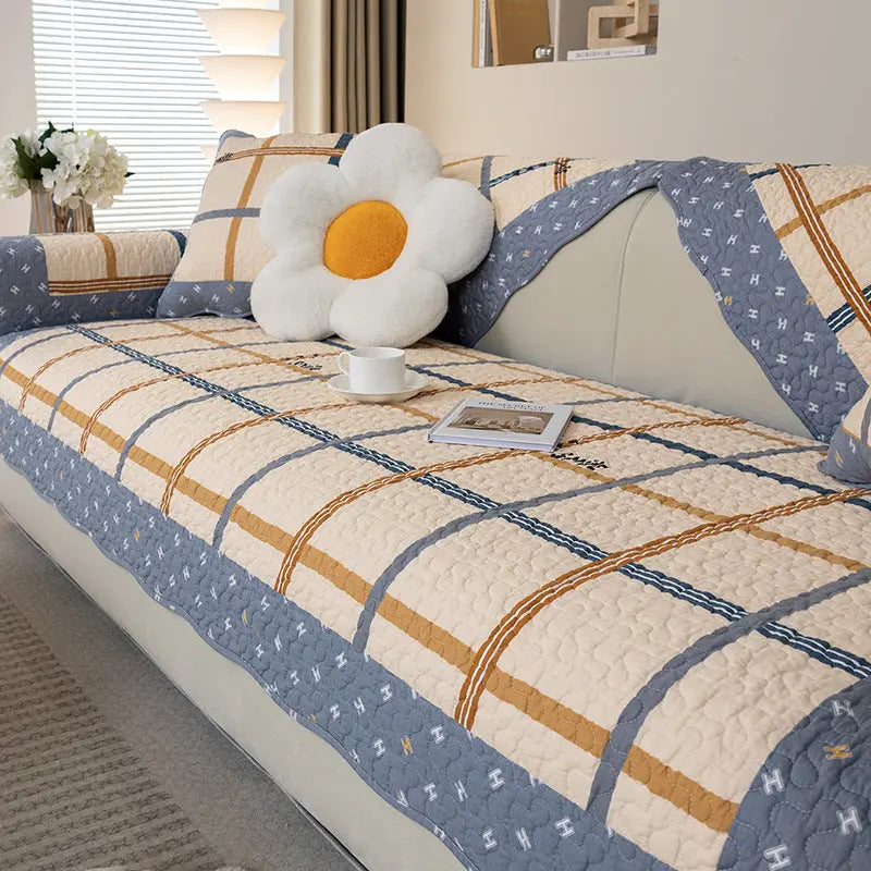 Plaid Canapé Universel MONICA Braun-70x70cm