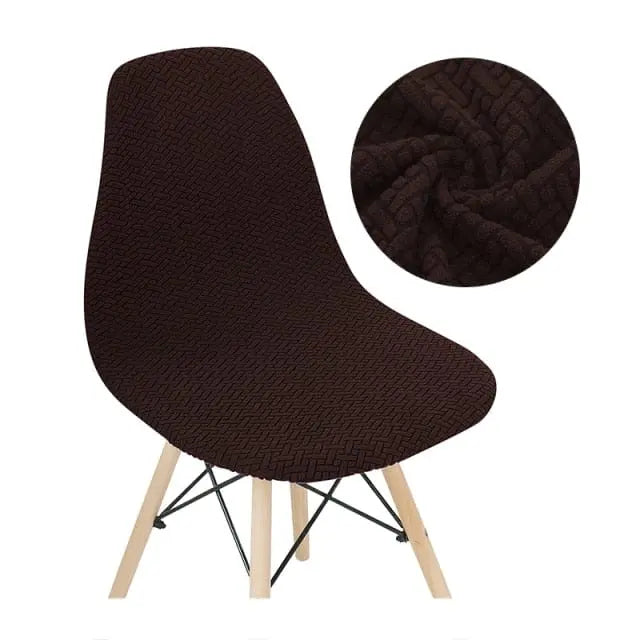 SCANWITH - Housse de chaise scandinave couleur pure - Housse De France