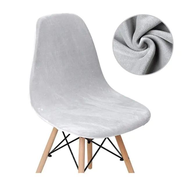 SCANWITH - Housse de chaise scandinave couleur pure - Housse De France