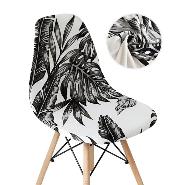 SCANWITH - Housse de chaise scandinave couleur pure - Housse De France