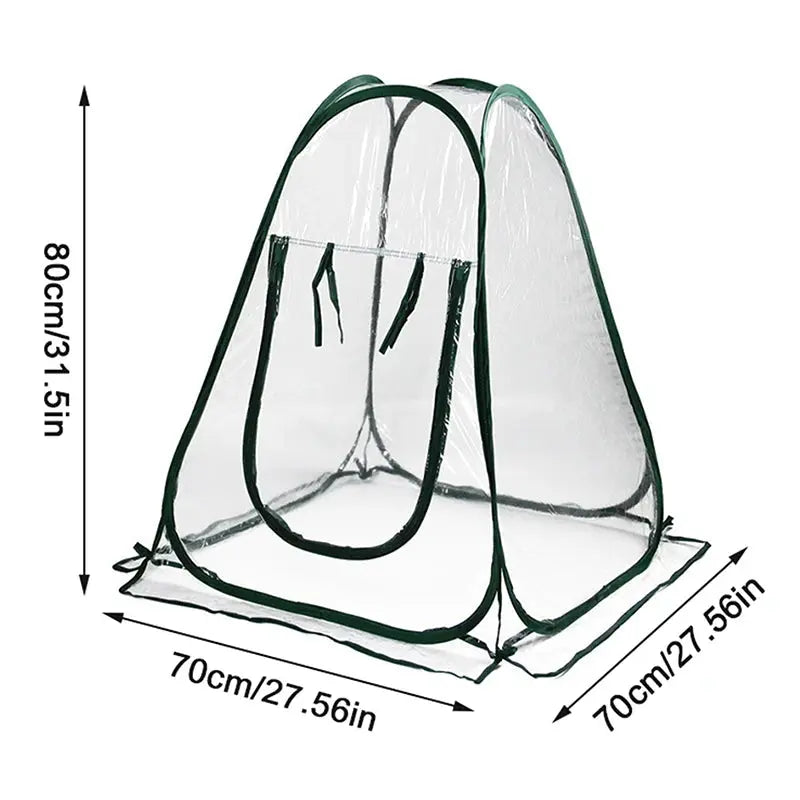 Serre à Plantes PVC Pop-Up VERDANO Housse de France