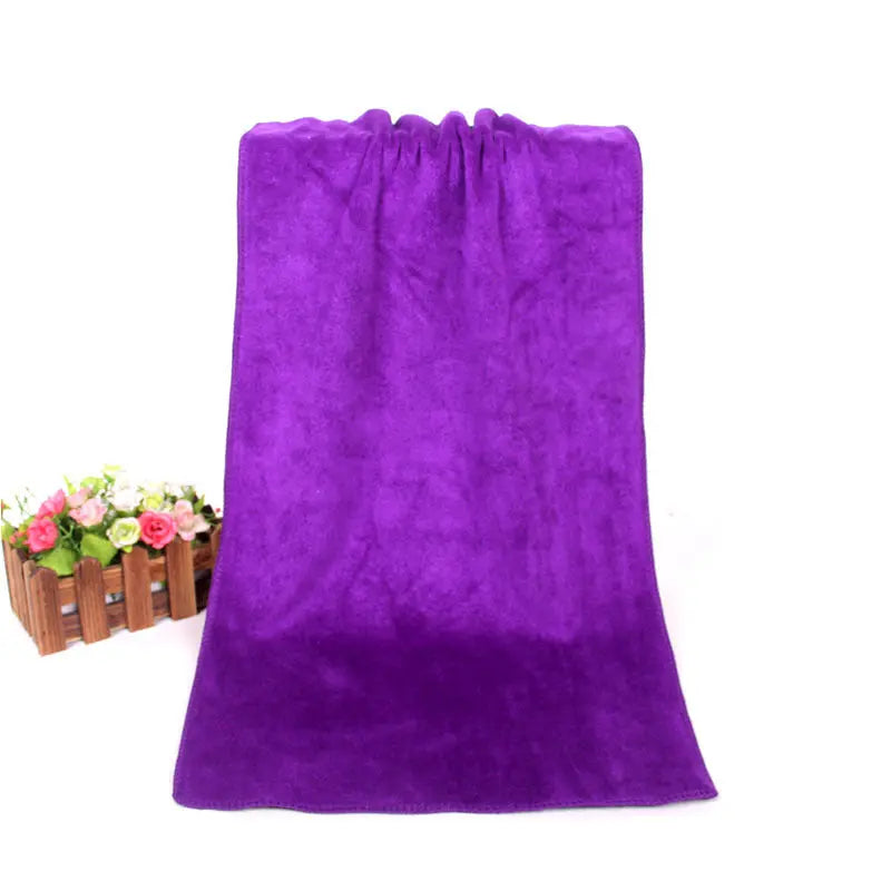 Serviette Plage Absorbante WISPEN Dark Purple