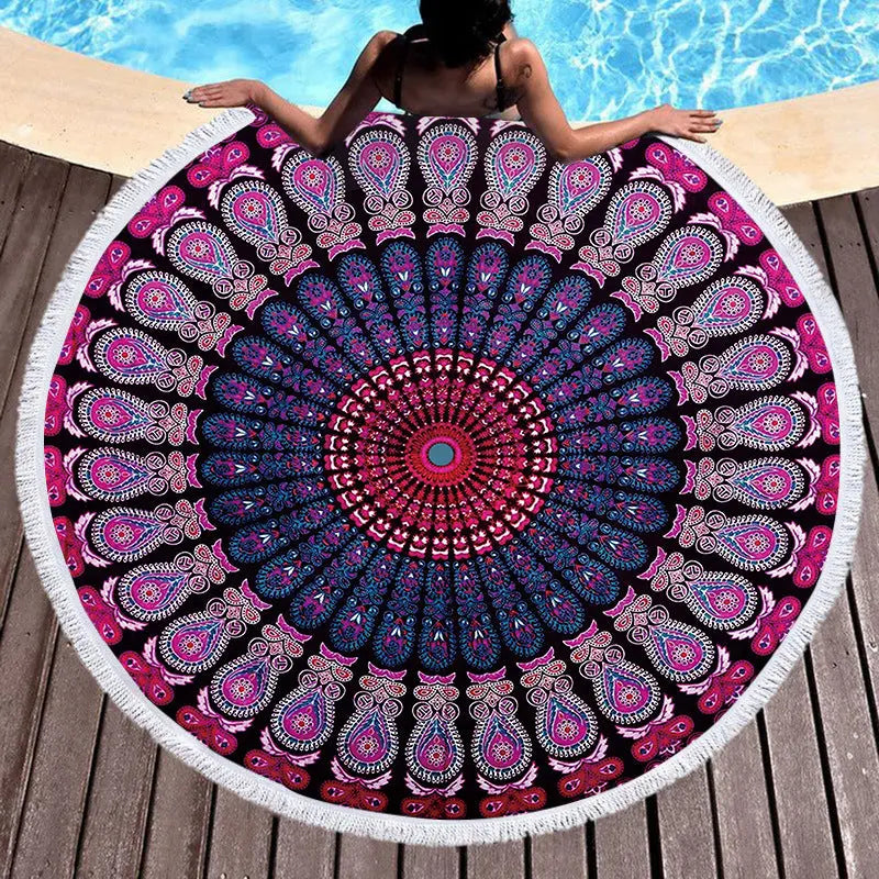 Serviette Plage Bohème MAYA E-150x150cm