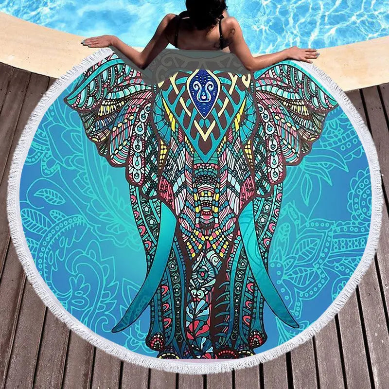 Serviette Plage Bohème MAYA F-150x150cm