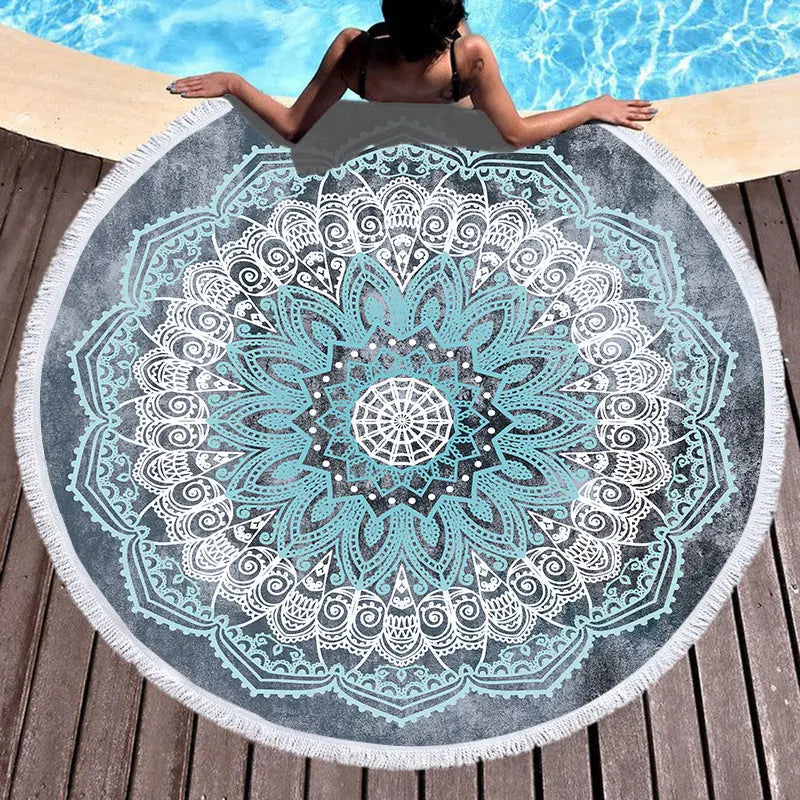 Serviette Plage Bohème MAYA I-150x150cm