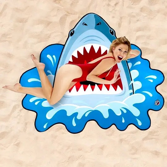 Serviette Plage Coton APOLLO Shark