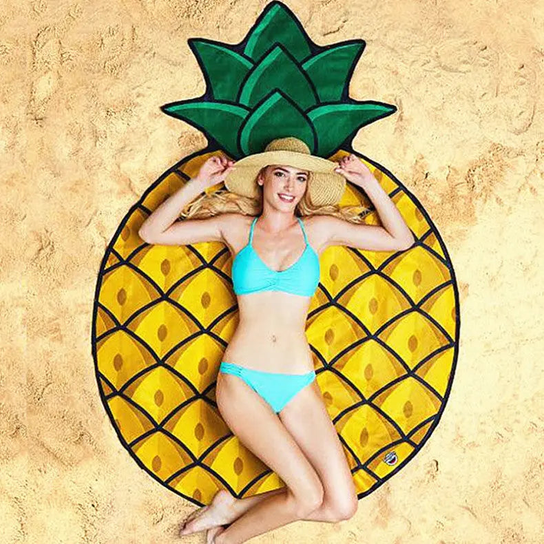 Serviette Plage Coton APOLLO Pineapple