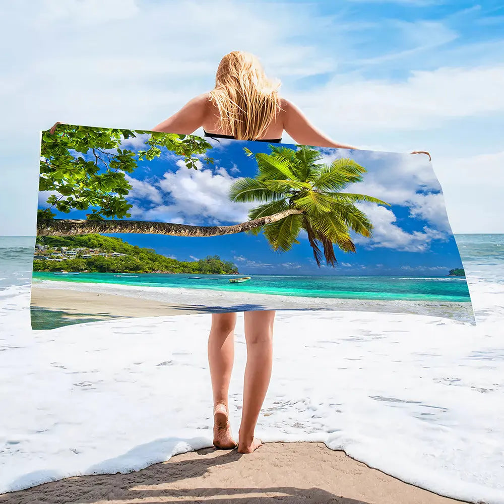 Serviette Plage Imprimée SPLASH btdz08-140cmx70cm