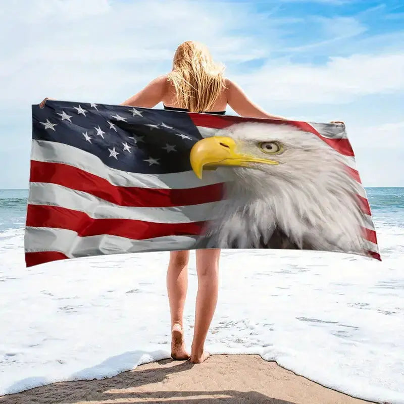 Serviette Plage Imprimée SPLASH Btdz19 Global Hawk-140cmx70cm